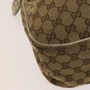 GUCCI GG Canvas Web Sherry Line Bag 3Set Beige Auth 127135-16