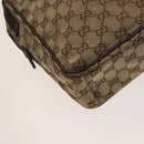 GUCCI GG Canvas Web Sherry Line Bag 3Set Beige Auth 127135-24