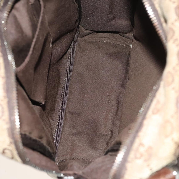 GUCCI GG Canvas Web Sherry Line Bag 3Set Beige Auth 127135