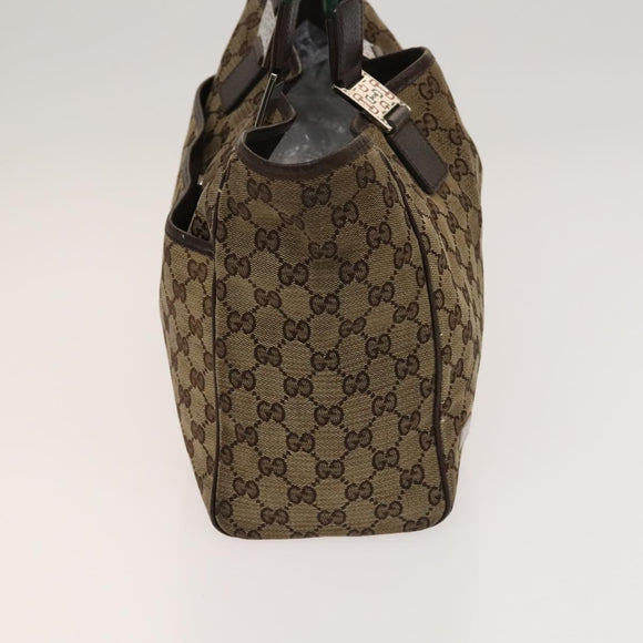 GUCCI GG Canvas Web Sherry Line Bag 3Set Beige Auth 127135