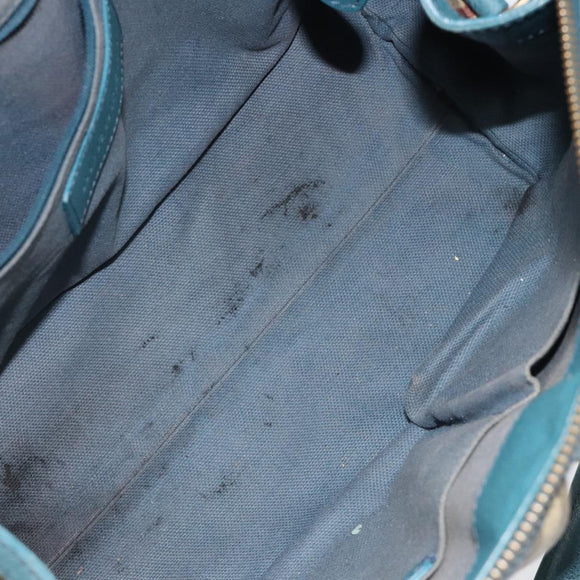 BURBERRY Nova Check Hand Bag PVC Beige Auth 127155