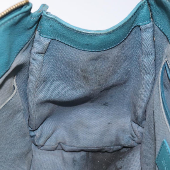 BURBERRY Nova Check Hand Bag PVC Beige Auth 127155