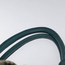 BURBERRY Nova Check Hand Bag PVC Beige Auth 127155-14