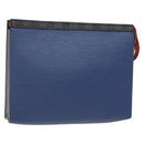 LOUIS VUITTON Epi Pochette Voyager MM Pouch Blue M62912 LV Auth 127163-1