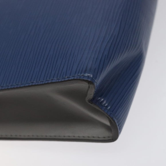 LOUIS VUITTON Epi Pochette Voyager MM Pouch Blue M62912 LV Auth 127163