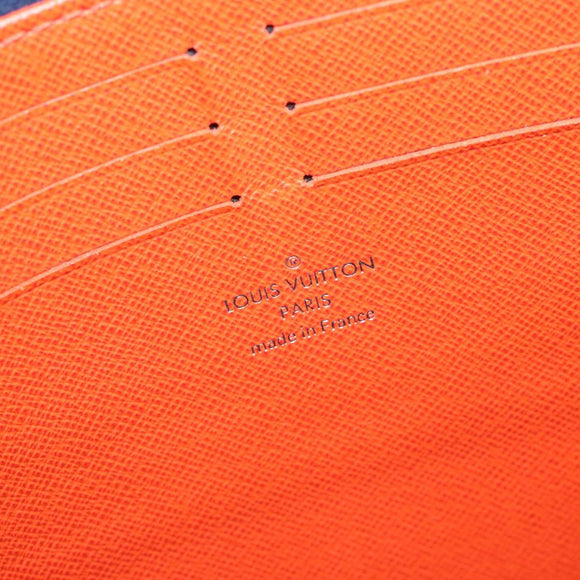 LOUIS VUITTON Epi Pochette Voyager MM Pouch Blue M62912 LV Auth 127163