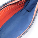 LOUIS VUITTON Epi Pochette Voyager MM Pouch Blue M62912 LV Auth 127163-10