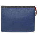 LOUIS VUITTON Epi Pochette Voyager MM Pouch Blue M62912 LV Auth 127163-13