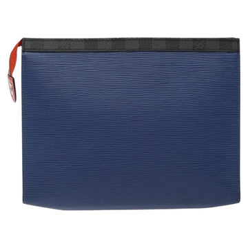 LOUIS VUITTON Epi Pochette Voyager MM Pouch Blue M62912 LV Auth 127163 - 0