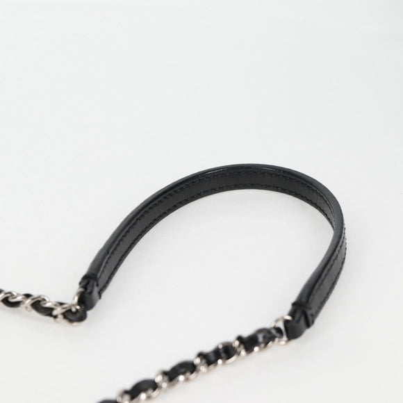 CHANEL Matelasse Chain Shoulder Bag Lamb Skin Red Silver CC Auth 127167M