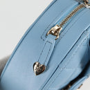 CHANEL Matelasse Chain Shoulder Bag Lamb Skin Blue Gold CC Auth 127168SM-22