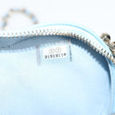 CHANEL Matelasse Ketten-Schultertasche Lammleder Blau Gold CC Auth 127168SM-10