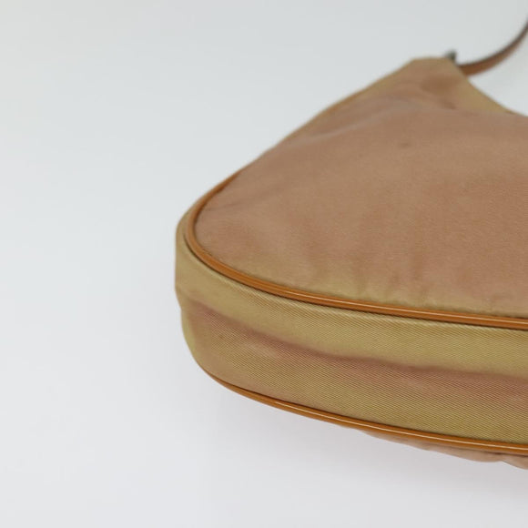 PRADA Shoulder Bag Nylon Brown Auth 127172