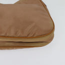 PRADA Shoulder Bag Nylon Brown Auth 127172-11