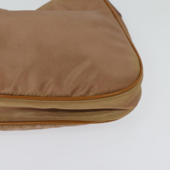 PRADA Shoulder Bag Nylon Brown Auth 127172