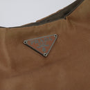 PRADA Shoulder Bag Nylon Brown Auth 127172-14