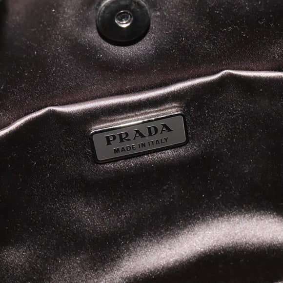 PRADA Shoulder Bag Nylon Brown Auth 127172
