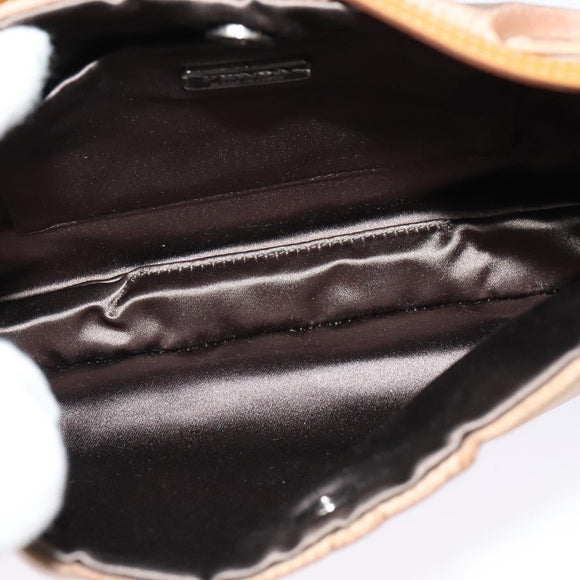 PRADA Shoulder Bag Nylon Brown Auth 127172