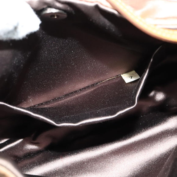 PRADA Shoulder Bag Nylon Brown Auth 127172