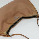 PRADA Shoulder Bag Nylon Brown Auth 127172-6