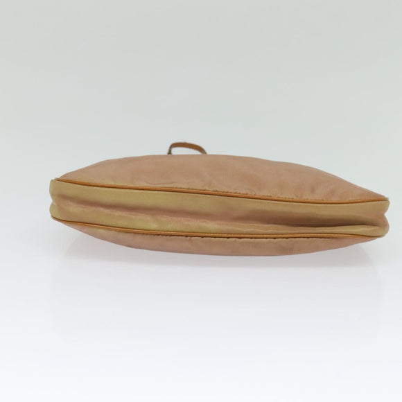 PRADA Shoulder Bag Nylon Brown Auth 127172