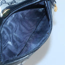 GUCCI GG Supreme Sherry Line Shoulder Bag PVC Navy Gold 010 378 Auth 127173-19