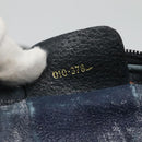 GUCCI GG Supreme Sherry Line Shoulder Bag PVC Navy Gold 010 378 Auth 127173-20