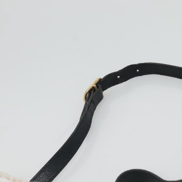 GUCCI GG Supreme Sherry Line Shoulder Bag PVC Navy Gold 010 378 Auth 127173