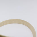 Salvatore Ferragamo Gancini Shoulder Bag Leather Ivory Gold Auth 127174-8