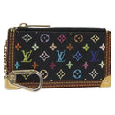 LOUIS VUITTON Monogram Multicolor Pochette Cles Coin Purse M13664 Auth 127182-1