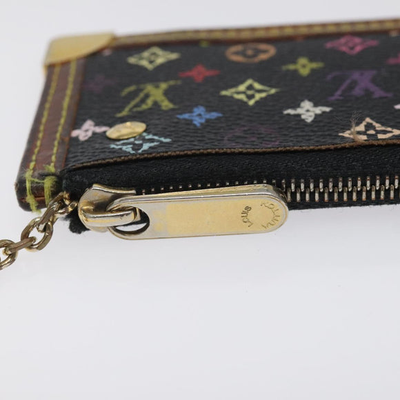 LOUIS VUITTON Monogram Multicolor Pochette Cles Coin Purse M13664 Auth 127182