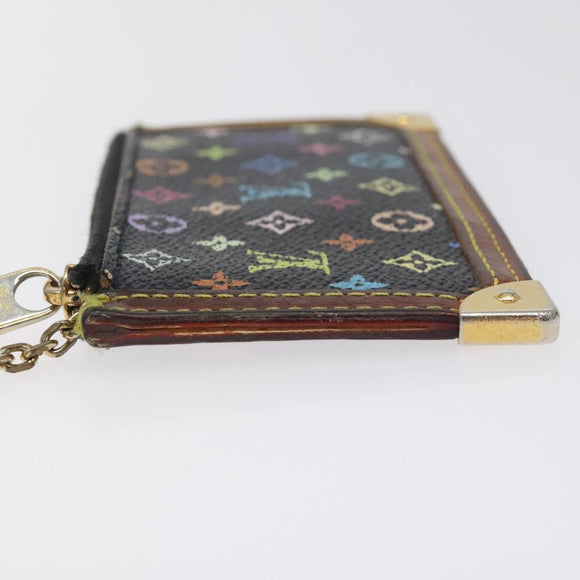 LOUIS VUITTON Monogram Multicolor Pochette Cles Coin Purse M13664 Auth 127182