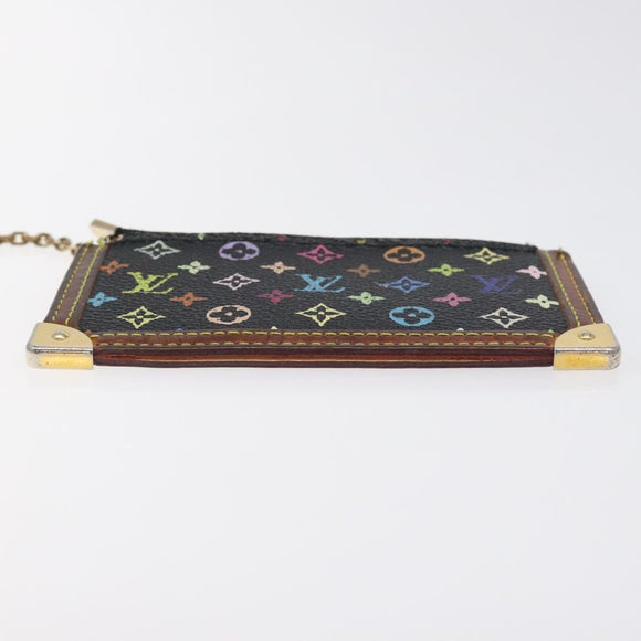 LOUIS VUITTON Monogram Multicolor Pochette Cles Coin Purse M13664 Auth 127182