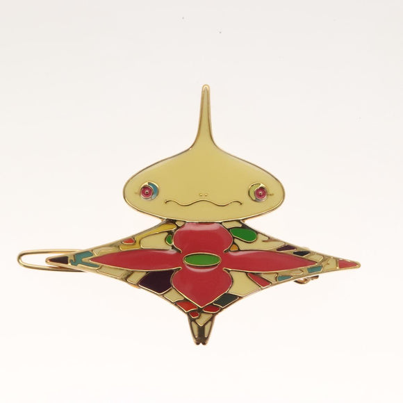 LOUIS VUITTON Characters Baretta metal White M92595 LV Auth 127183