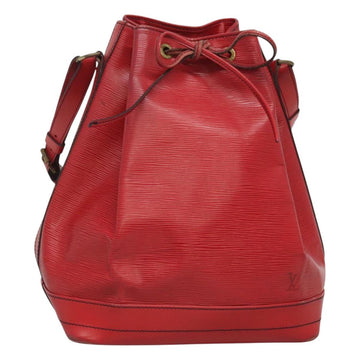 LOUIS VUITTON Epi Noe Shoulder Bag Red M44007 LV Auth 127203
