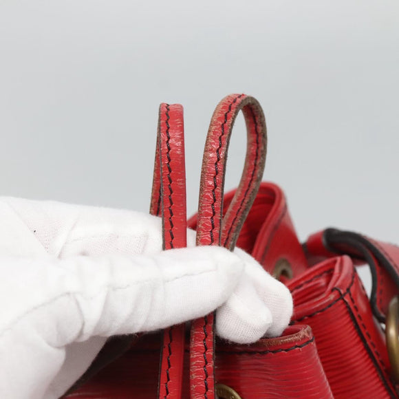 LOUIS VUITTON Epi Noe Shoulder Bag Red M44007 LV Auth 127203