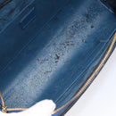 LOUIS VUITTON Epi Dauphine GM Pouch Blue M48435 LV Auth 127205-10