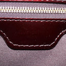 LOUIS VUITTON Vernis Rayure Wilshire PM Bag Pomme D'amour M91701 LV Auth 127206V-18