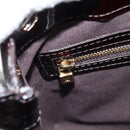 LOUIS VUITTON Vernis Rayure Wilshire PM Bag Pomme D'amour M91701 LV Auth 127206V-21