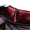 LOUIS VUITTON Vernis Rayure Wilshire PM Bag Pomme D'amour M91701 LV Auth 127206V-11