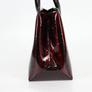 LOUIS VUITTON Vernis Rayure Wilshire PM Bag Pomme D'amour M91701 LV Auth 127206V-3