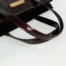 LOUIS VUITTON Vernis Rayure Wilshire PM Bag Pomme D'amour M91701 LV Auth 127206V-7