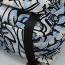 FENDI Rugzak Nylon Lichtblauw Goud Authentiek 127211A-16
