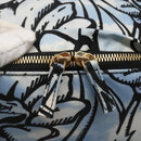 FENDI Backpack Nylon Light Blue Gold Auth 127211-16