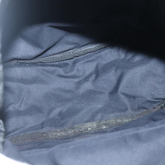 FENDI Backpack Nylon Light Blue Gold Auth 127211