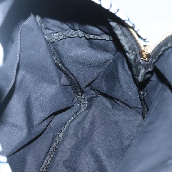 FENDI Backpack Nylon Light Blue Gold Auth 127211