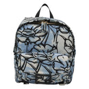 FENDI Rugzak Nylon Lichtblauw Goud Authentiek 127211A-13