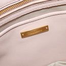 Miu Miu Matelasse Shoulder Bag Leather Pink Gold Auth 127214-18