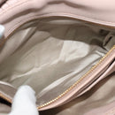 Miu Miu Matelasse Shoulder Bag Leather Pink Gold Auth 127214-21