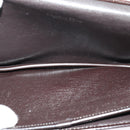 Christian Dior Trotter Canvas Shoulder Bag Brown Gold Auth 127215-16